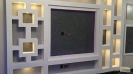 Pop Interior Tv Unit-Shelf Designs + P.O.P Bar Designs