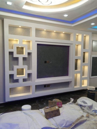 Pop Interior Tv Unit-Shelf Designs + P.O.P Bar Designs