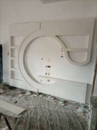 Pop Interior Tv Unit-Shelf Designs + P.O.P Bar Designs